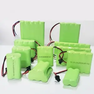 Rechargeable AA Batteries Pre-Charged, NiMH 1.2V High Capacity Double A for Solar Lights and Household Devices