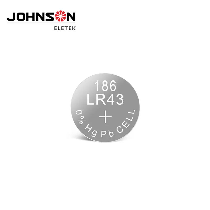 Short Lead Time for Button Battery 1.5v Ag2 - LR43 AG12 386 301 1.5V Factory Price 0% Hg Alkaline Watch Battery for Thermometer – Johnson