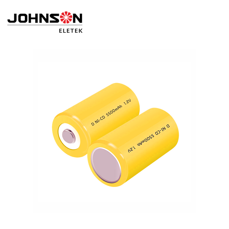Well-designed Nicd Prismatic Battery - Large capacity D Size 5500mAh NiCd Button Top Rechargeable Batteries for power tool – Johnson