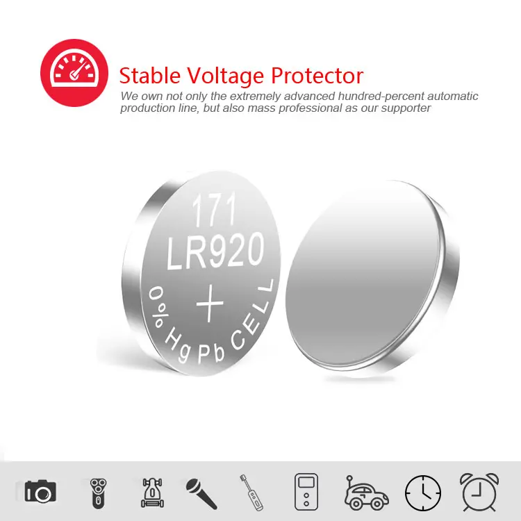 2019 Good Quality Li Ion Button Battery - LR69 AG6 370/371 OEM Packaging Silver Oxide Button Coin Batteries – Johnson