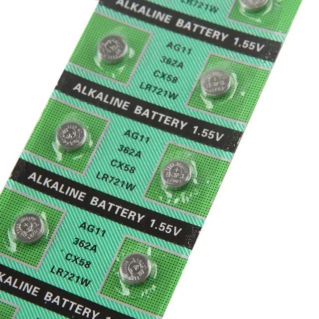 Wholesale Price Battery 12v Button Cell - LR58 AG11 LR721 1.5V Alkaline Button Cell Battery 20mAh Coin Type Batteries – Johnson