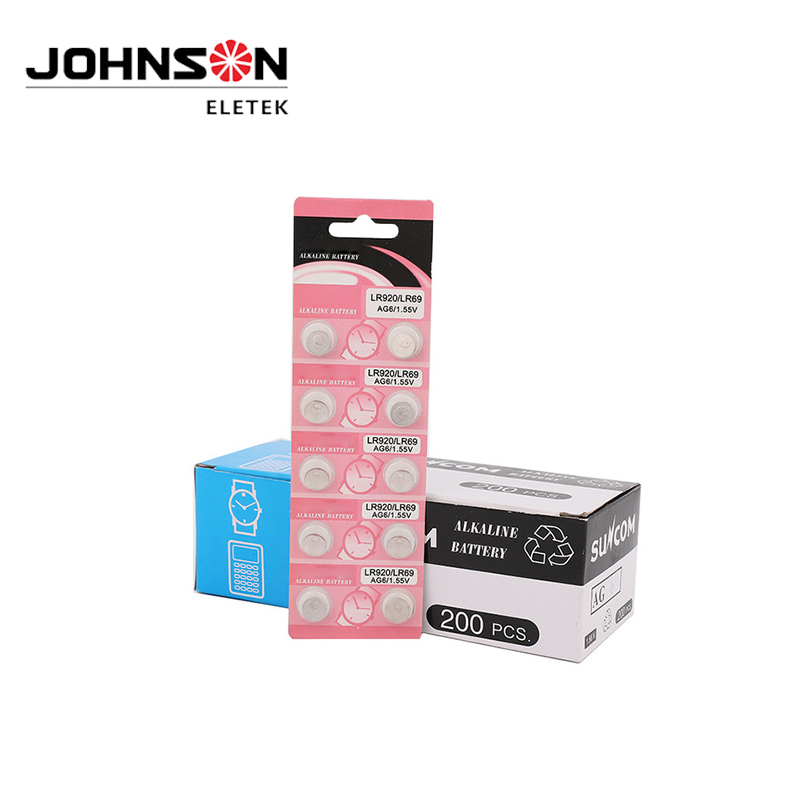 2019 Good Quality Li Ion Button Battery - LR69 AG6 370/371 OEM Packaging Silver Oxide Button Coin Batteries – Johnson