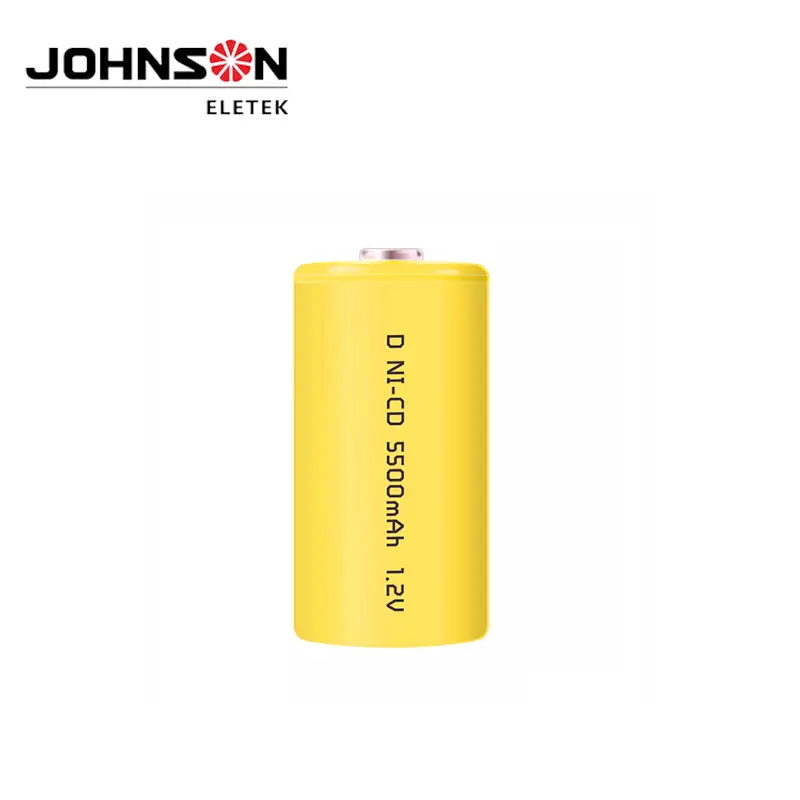 Well-designed Nicd Prismatic Battery - Large capacity D Size 5500mAh NiCd Button Top Rechargeable Batteries for power tool – Johnson