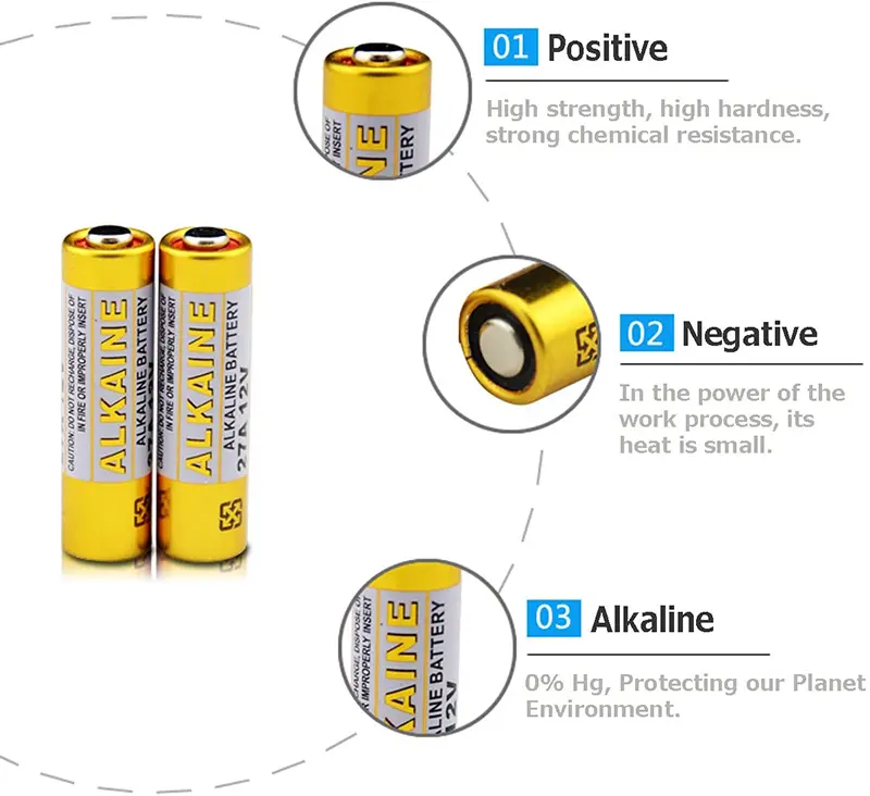 Manufacturing Companies for Dry Cell Car Battery - 27A 12V MN27 Alkaline Dry Battery High Quality for Wireless Doorbell and Power Remote – Johnson