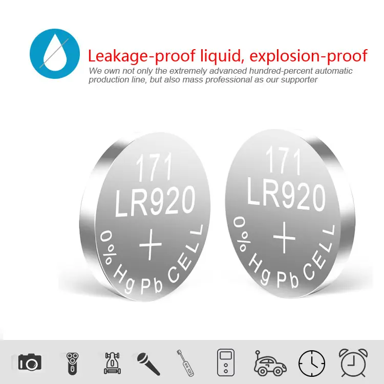 2019 Good Quality Li Ion Button Battery - LR69 AG6 370/371 OEM Packaging Silver Oxide Button Coin Batteries – Johnson