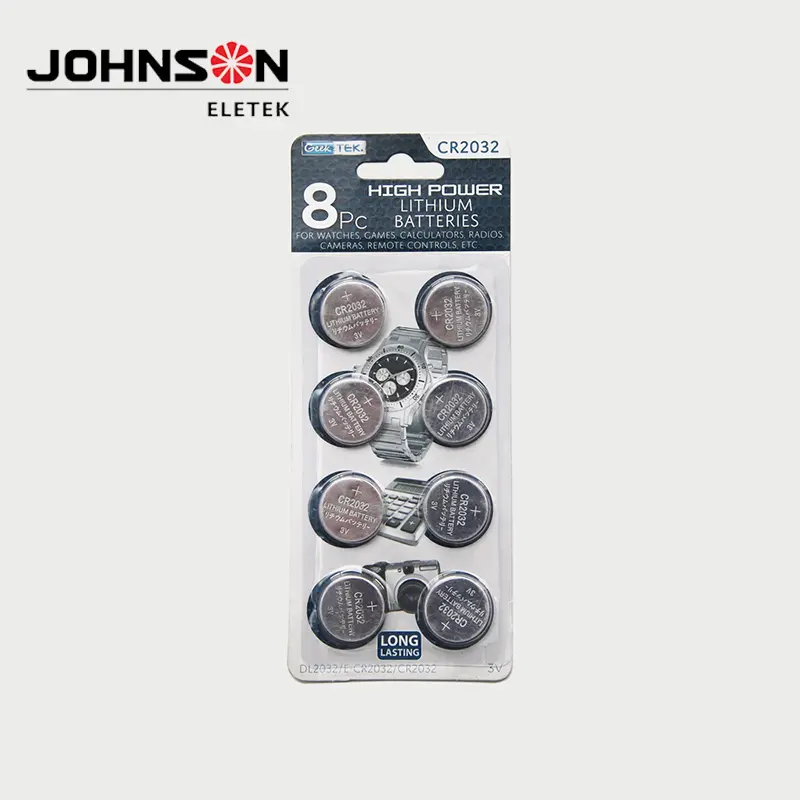 Factory Price Lithium Button Battery 3v 2430 - CR2032 3 Volt Hot Sale Lithium Coin Cell Battery CR Batteries For Medical Device – Johnson