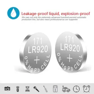 LR69 AG6 370/371 OEM Packaging Silver Oxide Button Coin Batteries